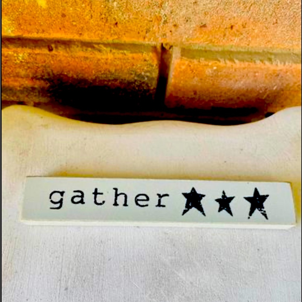*Gather Mini Wood Block